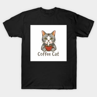 Beautiful coffee cat T-Shirt